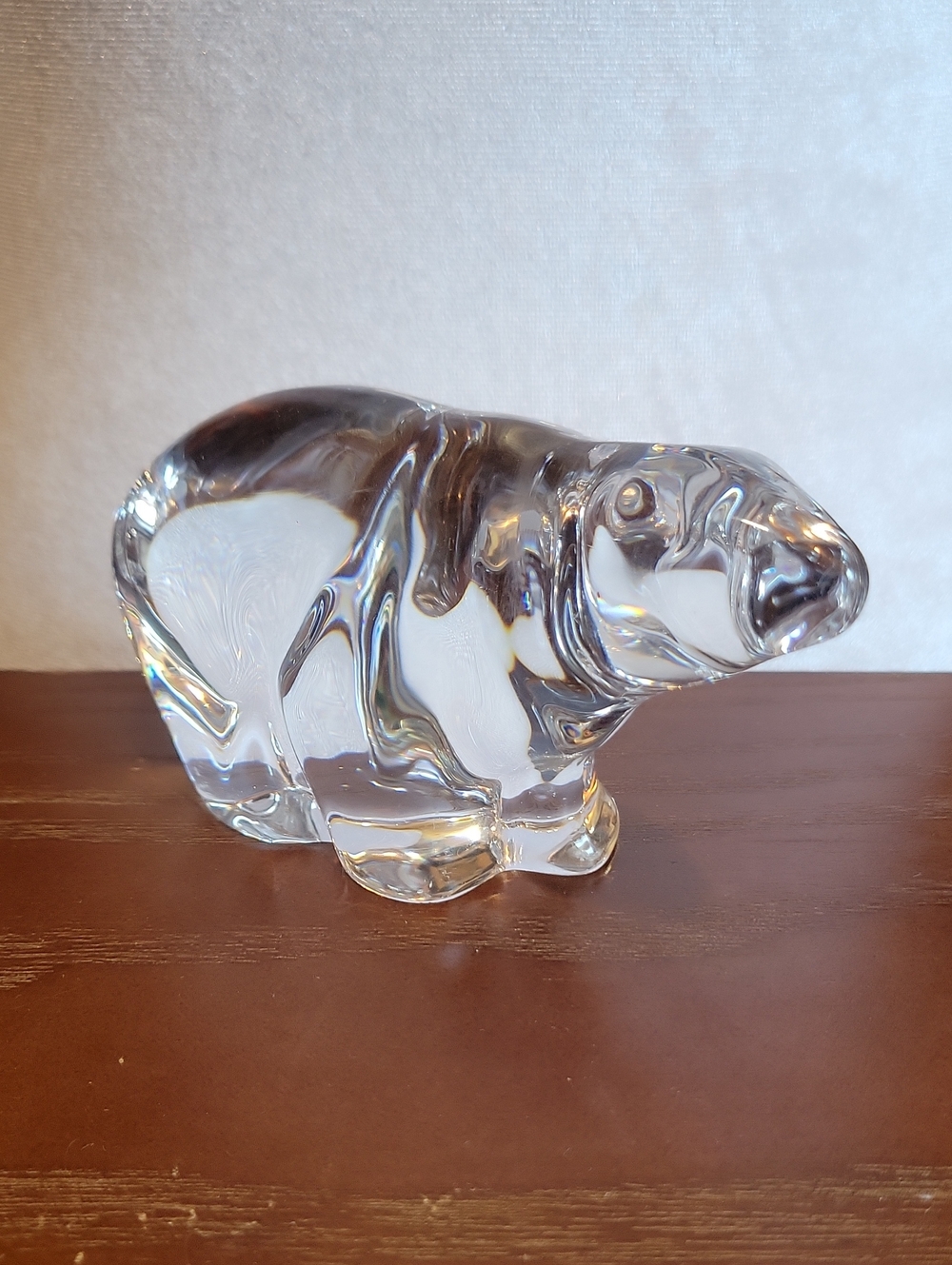 Hadeland Gladdverk Glass Bear